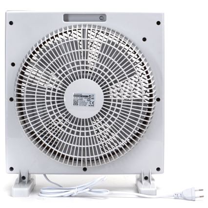 Aigostar - Standventilator 35W/230V Ø 30 cm weiß/grau