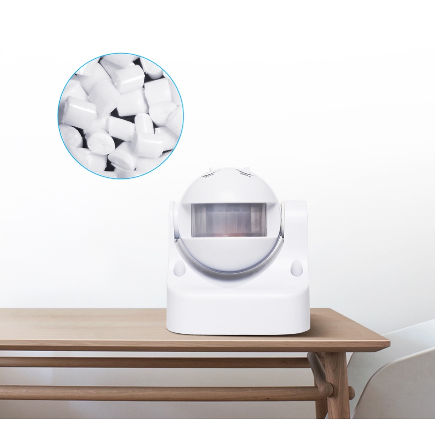 Aigostar - Bodenventilator 45W/230V 125 cm weiß