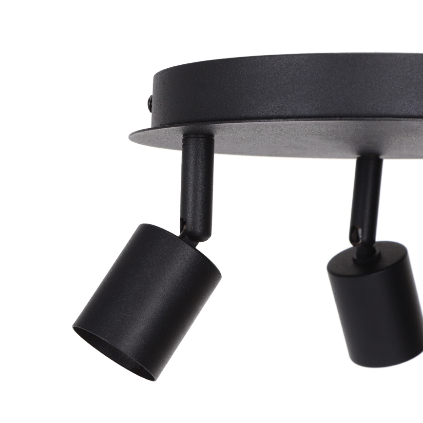 Aigostar - Deckenspot 3xGU10/60W/230V, schwarz