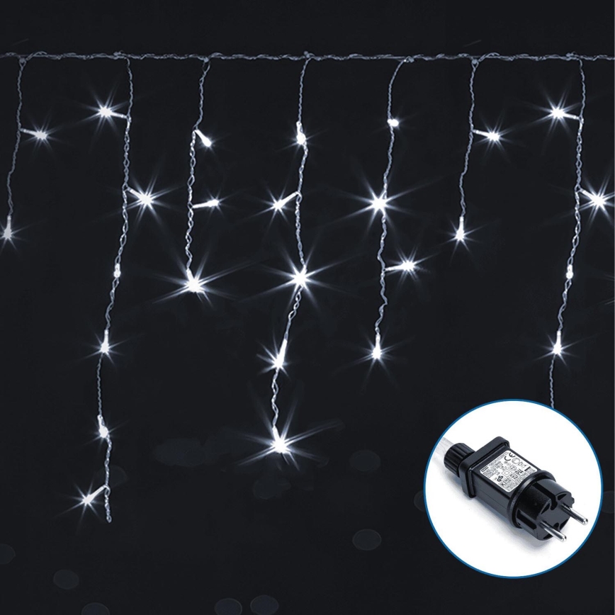 Aigostar - Dekorative LED-Outdoor-Lichterkette 75xLED/6W/230V 15x0,6m IP44 kaltweiß