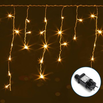 Aigostar - Dekorative LED-Outdoor-Lichterkette 75xLED/6W/230V 15x0,6m IP44 warmweiβ