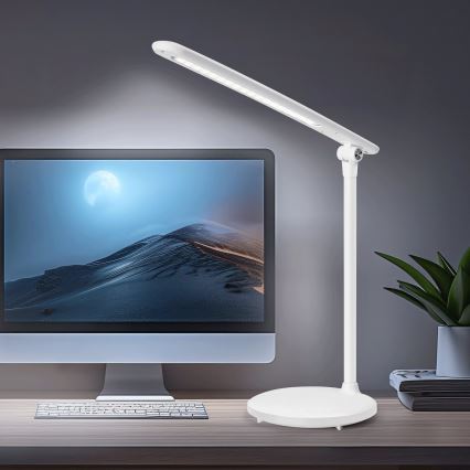 Aigostar - Dimm- und aufladbare LED-Tischleuchte mit Touch-Funktion LED/3W/5V 2700/4000/6500K 1800 mAh