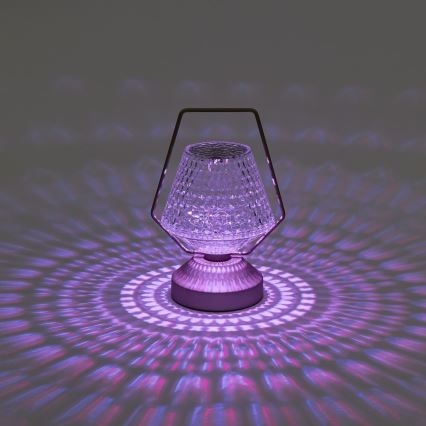 Aigostar - Dimmbare aufladbare LED-RGB-Tischleuchte LED/1W/5V 1800mAh 20 cm + Fernbedienung