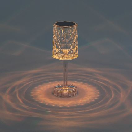 Aigostar - Dimmbare aufladbare LED-RGB-Tischleuchte LED/1W/5V 1800mAh 26 cm + Fernbedienung