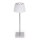 Aigostar - Dimmbare, aufladbare LED-RGBW-Tischleuchte für den Außenbereich LED/4W/5V 3600mAh weiß/matt Chrom IP54