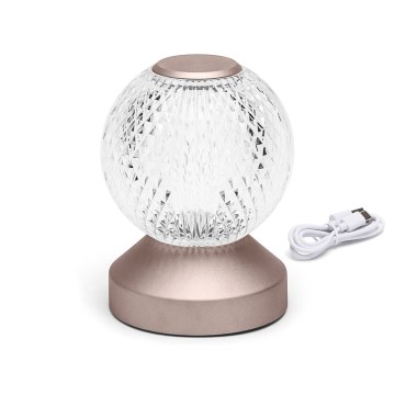 Aigostar - Dimmbare aufladbare LED-Tischleuchte LED/1W/5V 2700/4000/6500K 1800mAh 13,5 cm