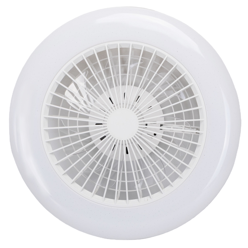 Aigostar - Dimmbare LED-Deckenleuchte mit Ventilator MESH LED/40W/230V 2700-6500K weiß + Fernbedienung