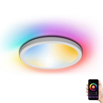 Aigostar - Dimmbare LED-RGBW-Deckenleuchte LED/19W/230V 2700-6500K Wi-Fi