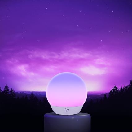 Aigostar - LED RGBW dimmbare Tischlampe LED/5,5W/5V Wi-Fi + Fernbedienung