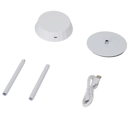 Aigostar - Dimmbare LED-Tischlampe AMBIENT LED/2,4W/5V 3000-6500K weiß