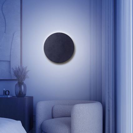 Aigostar - Dimmbare LED-Wandleuchte MESH Smart LED/12W/230V 2700-6500K schwarz