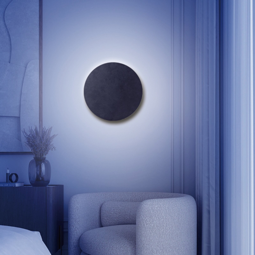 Aigostar - Dimmbare LED-Wandleuchte MESH Smart LED/12W/230V 2700-6500K schwarz