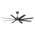 Aigostar - Dimmbarer LED-Deckenventilator LED/24W/230V 2700-6500K 165cm schwarz + Fernbedienung