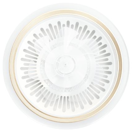 Aigostar - Dimmbarer LED-Deckenventilator LED/40W/230V 2700/4000/6500K d 50 cm + Fernbedienung weiß