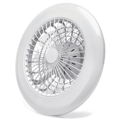 Aigostar - Dimmbarer LED-Deckenventilator LED/40W/230V 2700-6500K d 49 cm + Fernbedienung weiß