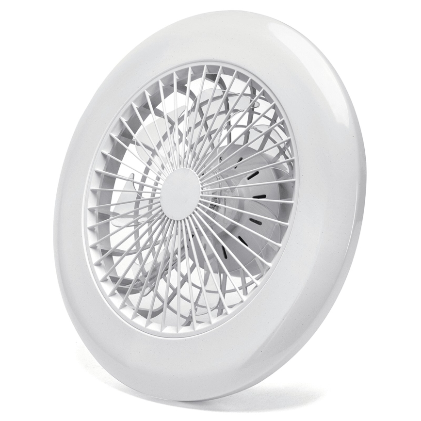 Aigostar - Dimmbarer LED-Deckenventilator LED/40W/230V 2700-6500K d 49 cm + Fernbedienung weiß