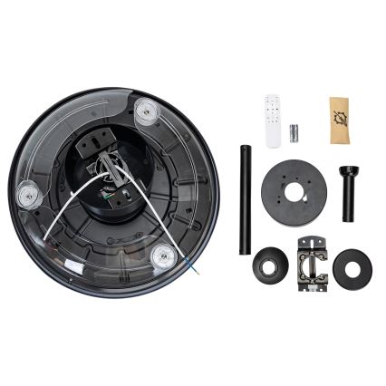 Aigostar - Dimmbarer LED-Deckenventilator LED/50W/230V 2700-6500K 106cm schwarz + Fernbedienung