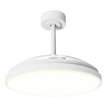 Aigostar - Dimmbarer LED-Deckenventilator LED/50W/230V 2700-6500K Durchmesser 106 cm Weiß + Fernbedienung