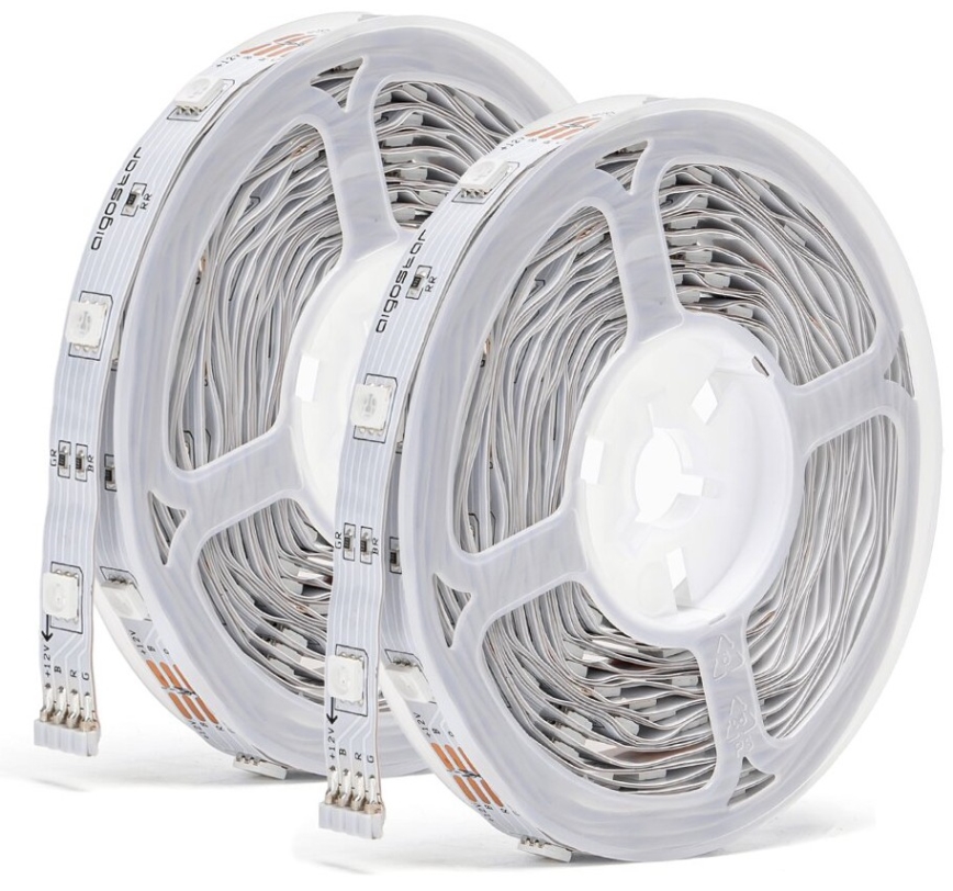 Aigostar - Dimmbarer LED-RGBW-Streifen LED/18W/12V 2x5 m Wi-Fi