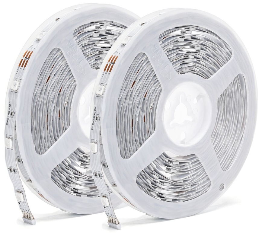 Aigostar - Dimmbarer LED-RGBW-Streifen LED/48W/12V 2x7,5 m Wi-Fi