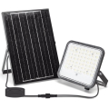Aigostar - Dimmbarer LED-Solarscheinwerfer LED/100W/3,4V 3000/4000/6500K IP66 8000 mAh + Fernbedienung