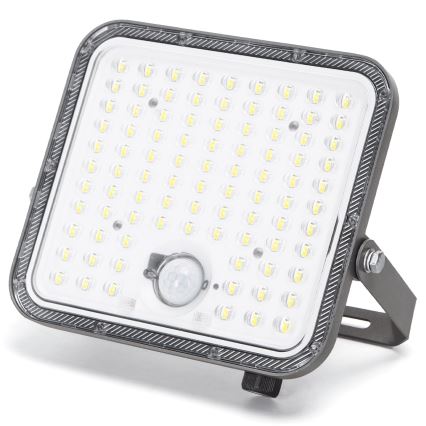 Aigostar - LED-dimmbarer Solarstrahler mit Sensor LED/120W/3,4V 6500K IP66 8000 mAh + Fernbedienung