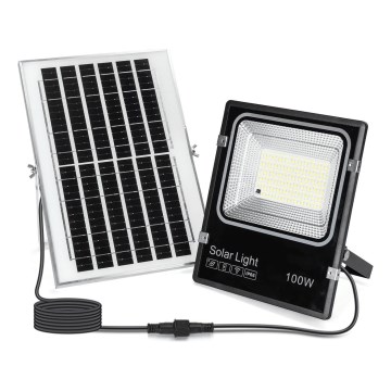 Aigostar - Dimmbarer LED-Solarstrahler LED/100W/3,2V 2000mAh 3000K/4000K/6500K IP66 + Fernbedienung