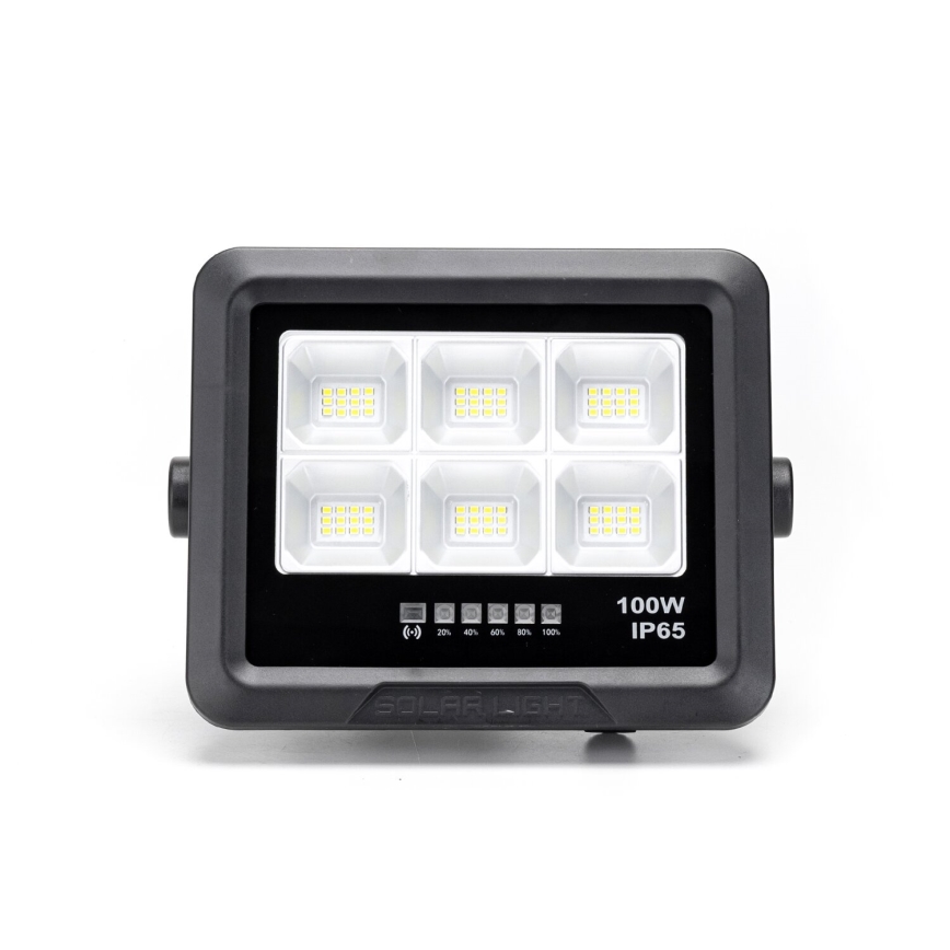 Aigostar - Dimmbarer LED-Solarstrahler LED/100W/3,4V IP65 + Fernbedienung