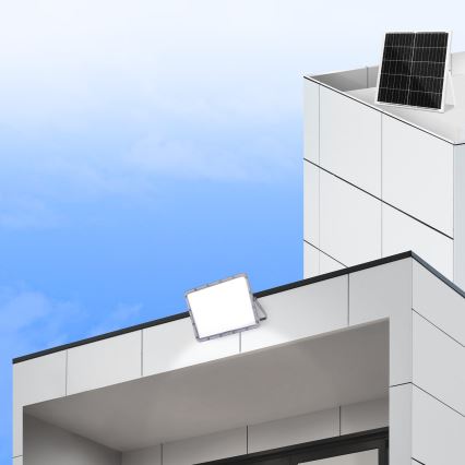 Aigostar - Dimmbarer LED-Solarstrahler LED/200W/3,2V IP65 20000 mAh + Fernbedienung