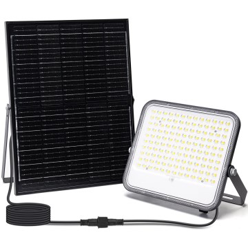 Aigostar - Dimmbarer LED-Solarstrahler LED/200W/3,4V 3000/4000/6500K IP66 + Fernbedienung