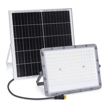 Aigostar - Dimmbarer LED-Solarstrahler LED/200W/3,4V IP65 + Fernbedienung
