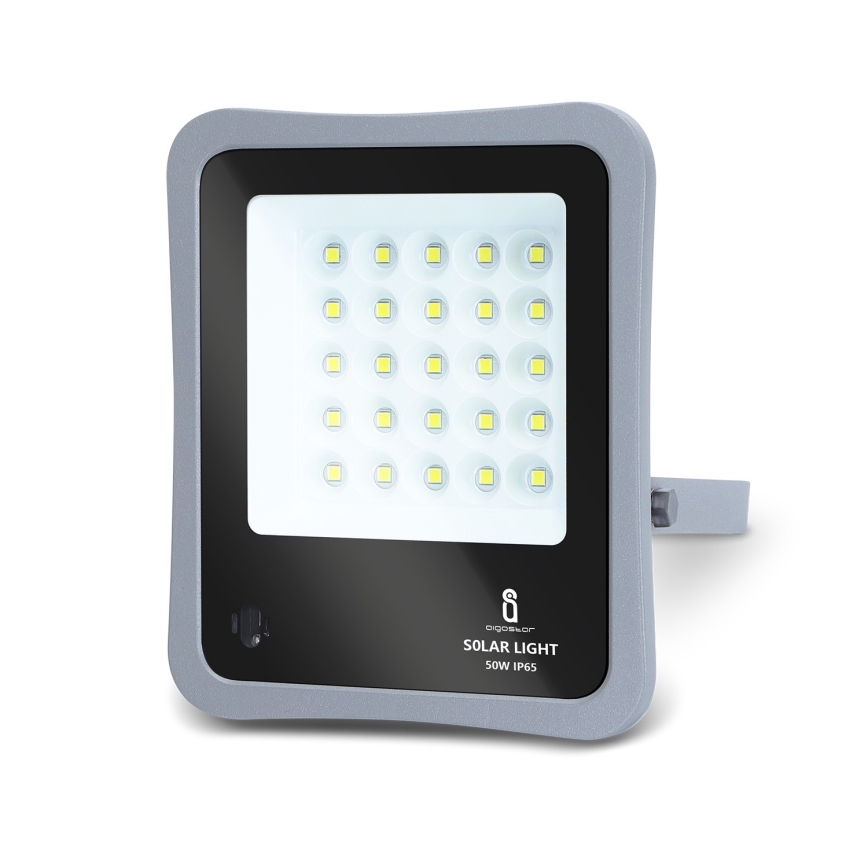 Aigostar - Dimmbarer LED-Solarstrahler LED/50W/3,2V IP65 6000 mAh + FB