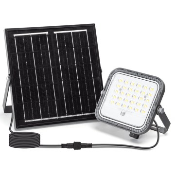 Aigostar - Dimmbarer LED-Solarstrahler LED/50W/3,4V 3000/4000/6500K IP66 + Fernbedienung