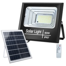 Aigostar - Dimmbarer LED-Solarstrahler LED/60W/3,2V IP67 + FB