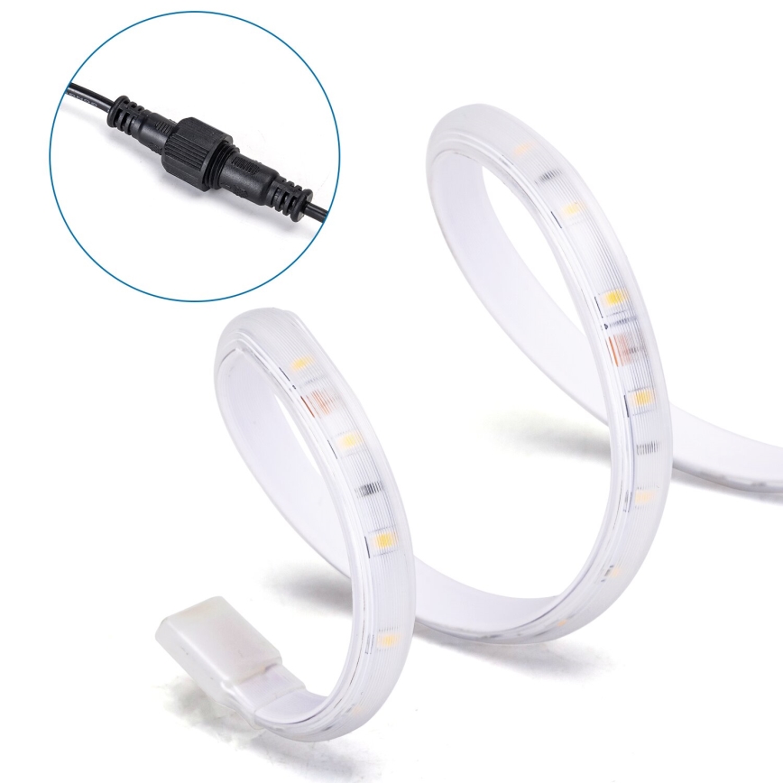 Aigostar - Dimmbarer LED-Solarstreifen LED/20W/3,2V 20 m 6500K IP65 + Fernbedienung
