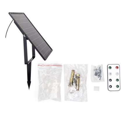 Aigostar - Dimmbarer LED-Solarstreifen LED/20W/3,2V 20 m 6500K IP65 + Fernbedienung