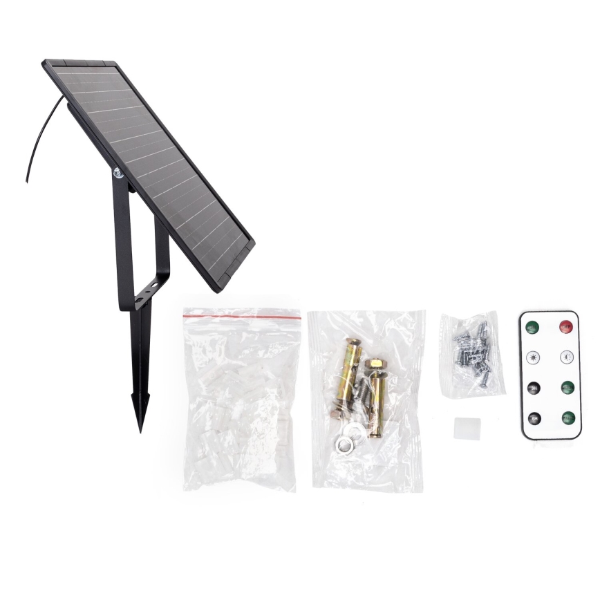 Aigostar - Dimmbarer LED-Solarstreifen LED/20W/3,2V 20 m 6500K IP65 + Fernbedienung