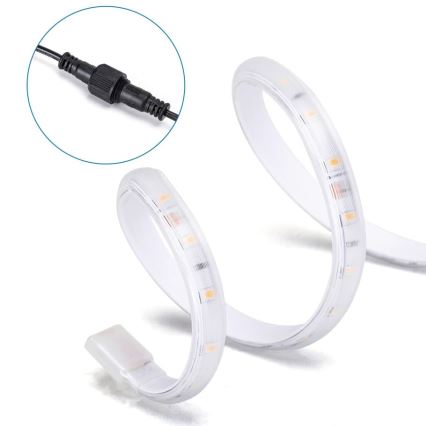 Aigostar - Dimmbarer LED-Solarstreifen LED/5W/3,2V 5 m 6500K IP65 + Fernbedienung