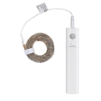 Aigostar - Dimmbarer LED-Streifen mit Sensor 1m LED/2W/4xAAA 3000K IP65