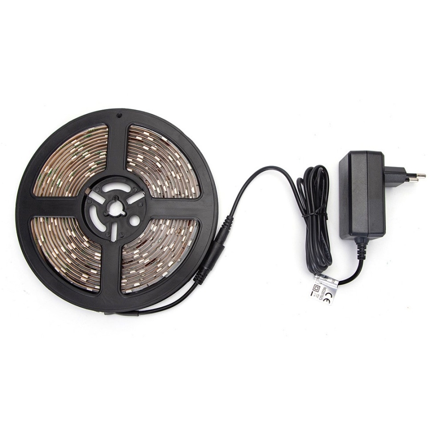 Aigostar - dimmbarer RGB-LED-Streifen 5m LED/24W/12/230V IP65 + Fernbedienung