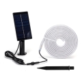 Aigostar - Dimmbarer RGB-Solar-LED-Streifen LED/1,6W/3,2V 3+2m IP65 1800 mAh + Fernbedienung