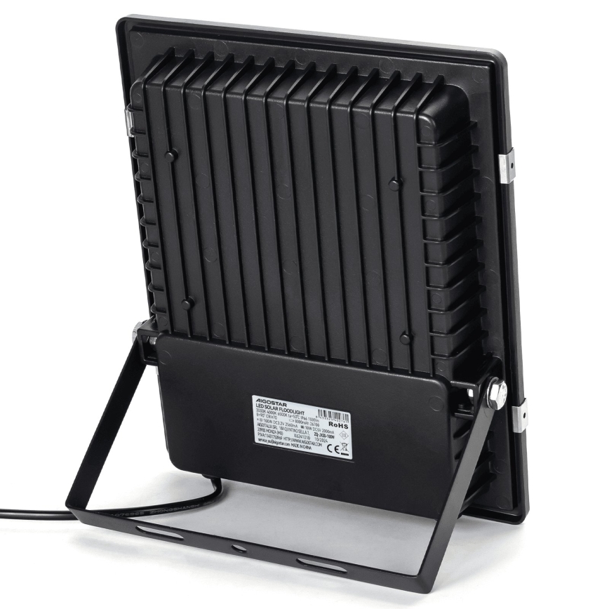 Aigostar - Dimmbarer LED-Solarstrahler LED/100W/3,2V 2000mAh 3000K/4000K/6500K IP66 + Fernbedienung