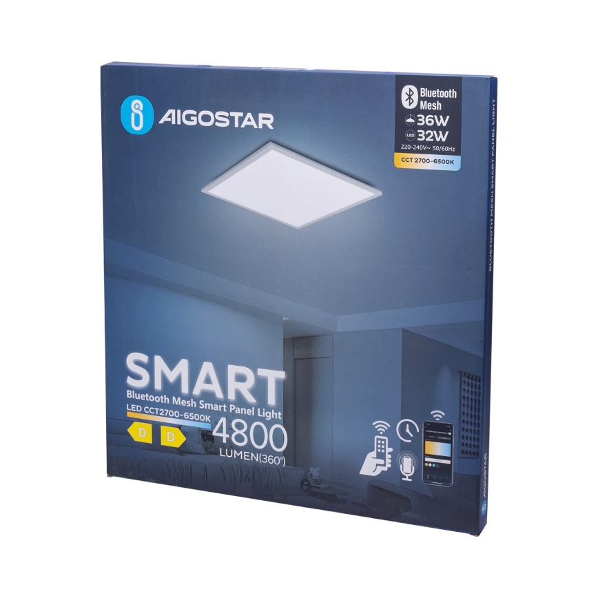 Aigostar - Dimmbares LED-Einbaupanel MESH LED/36W/230V 2700-6500K 60x60 cm