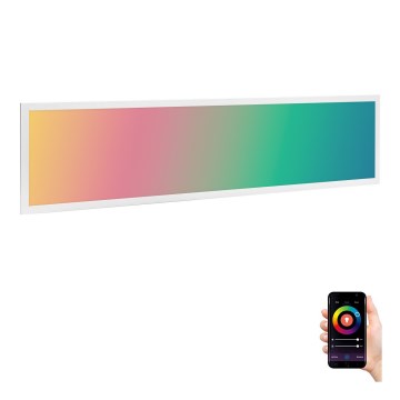Aigostar - Dimmbares LED-RGBW-Einbaupanel MESH LED/36W/230V 2700-6500K 120x30 cm