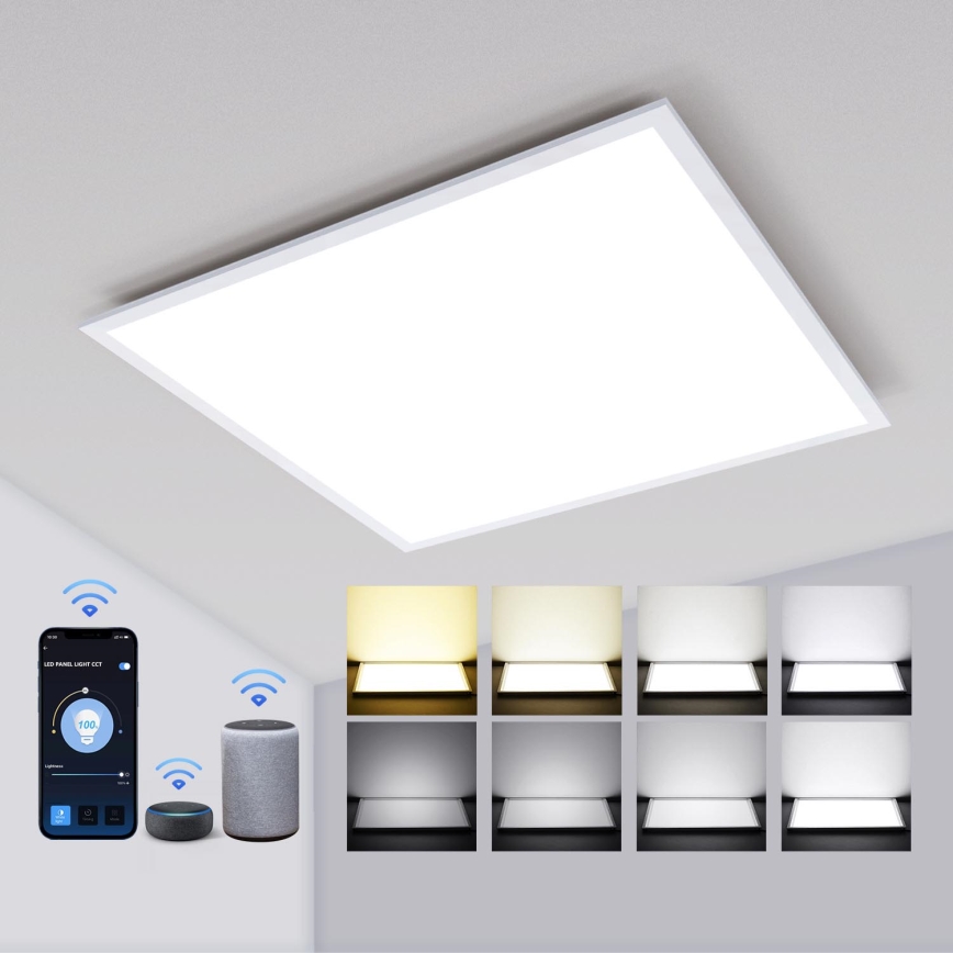 Aigostar - Dimmbares LED-RGBW-Einbaupanel MESH LED/36W/230V 60x60 cm