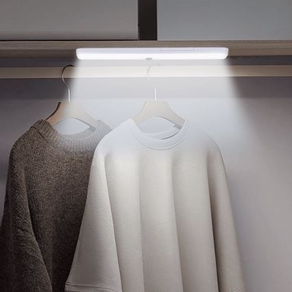 Aigostar - Dimmbares LED-Schranklicht LED/1,5W/3xAA 6500K weiß