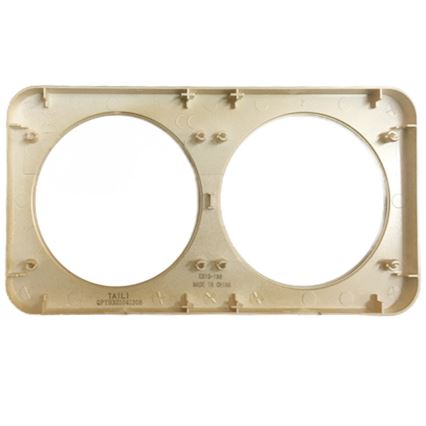 Aigostar - Doppelrahmen aus Aluminium, goldfarben