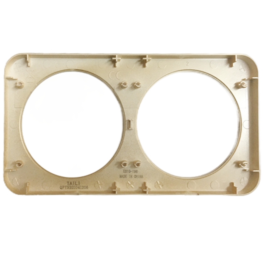 Aigostar - Doppelrahmen aus Aluminium, goldfarben