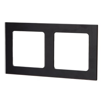 Aigostar - Doppelrahmen aus Glas, Schwarz