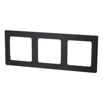 Aigostar - Dreifachrahmen aus Aluminium, schwarz
